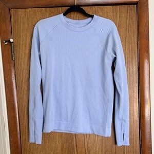 Lululemon Athletica Light Blue Long Sleeve Top
